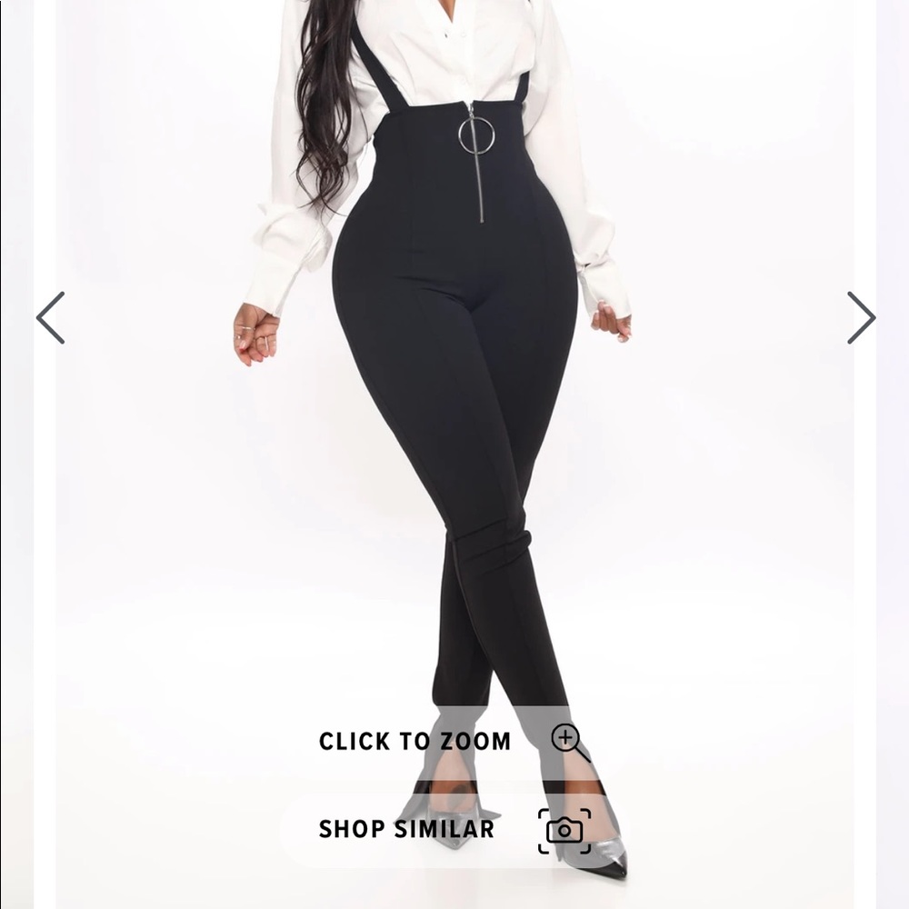 FASHIONNOVA Jump in the Ring II Jumpsuit,black,1X